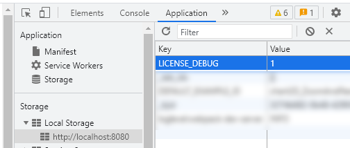 SciChart.js License Troubleshooting enable License Debug
