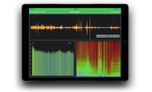 SciChart iOS Android Showcase Spectrum/Audio Analyzer App demo