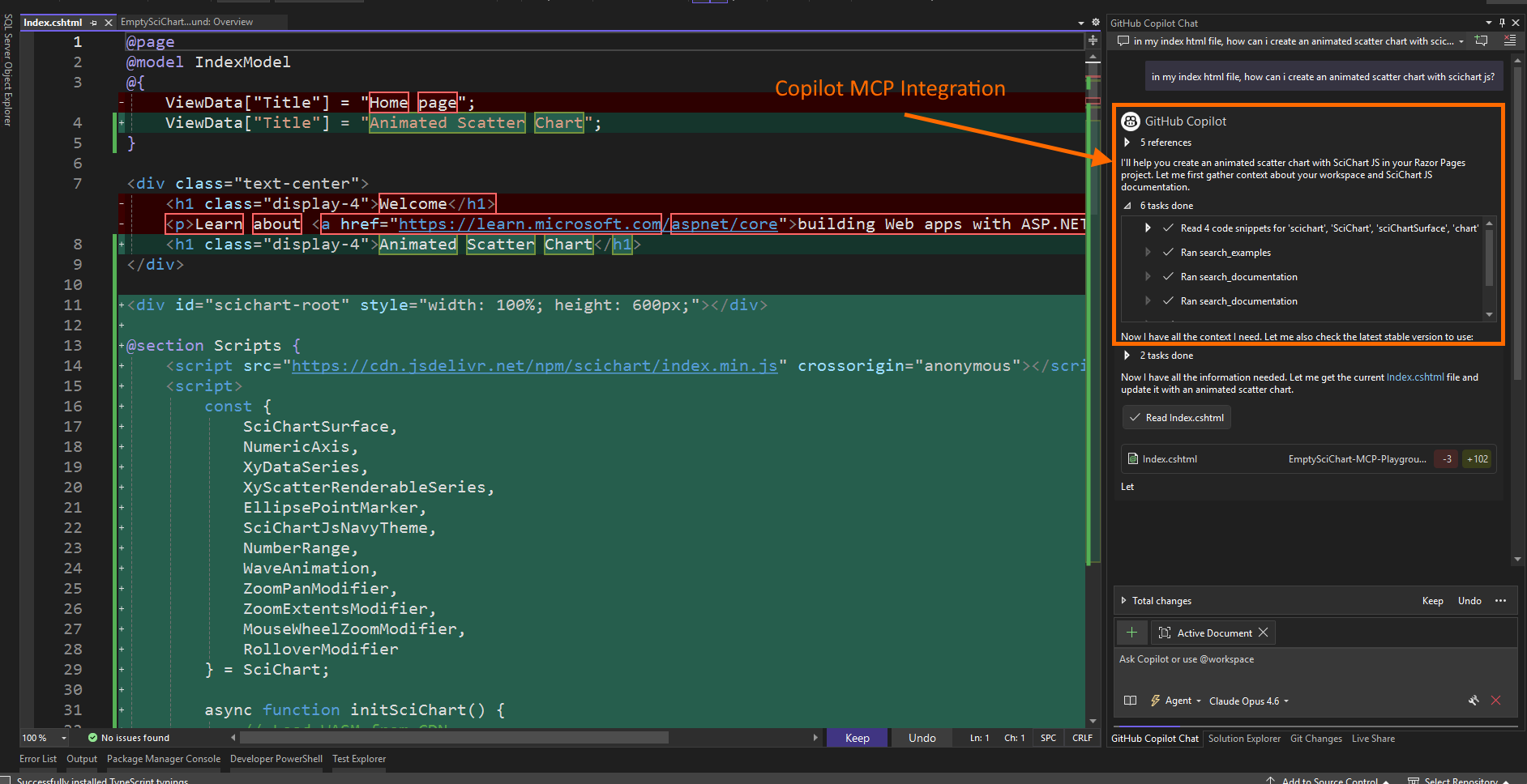SciChart MCP is coming soon! Integrate your AI coding tools (Cursor, Claude, Copilot) directly to the SciChart documentation, code examples and API definitions