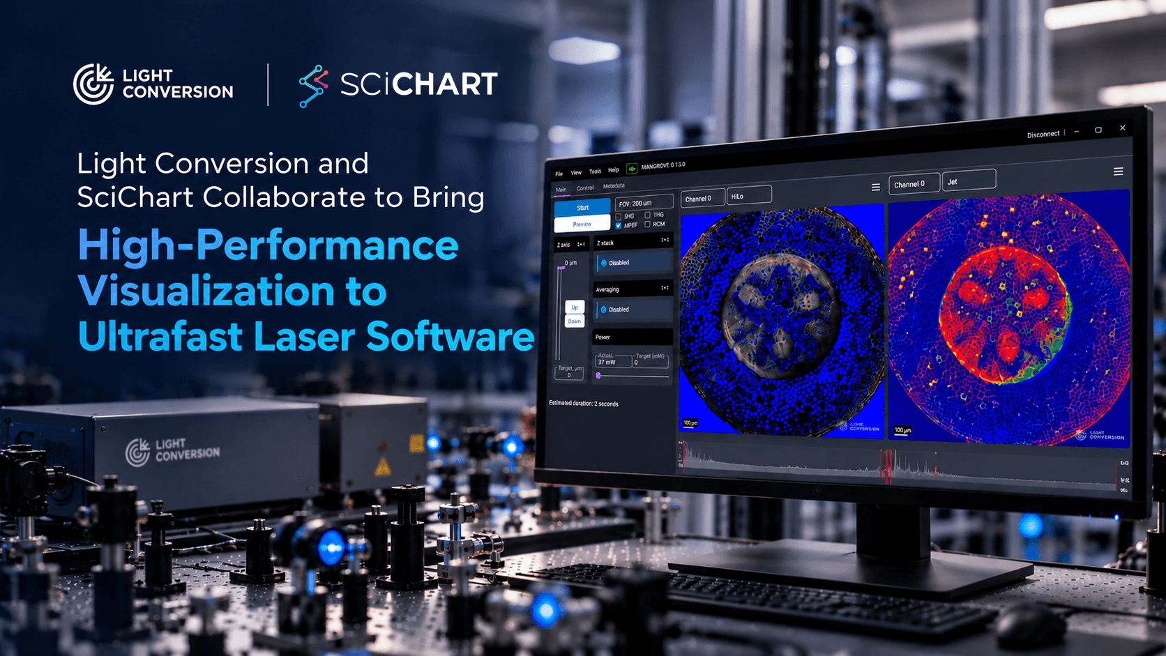 Light Conversion and SciChart Collaborate to Bring High-Performance Visualization to Ultrafast Laser Software